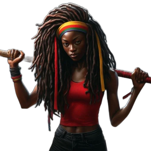 staff, weapon, hair, concept art transparent PNG cut-out