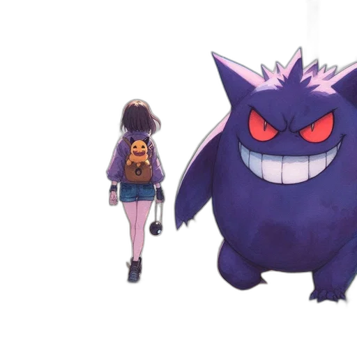 creature, animal, concept art, anime transparent PNG cut-out