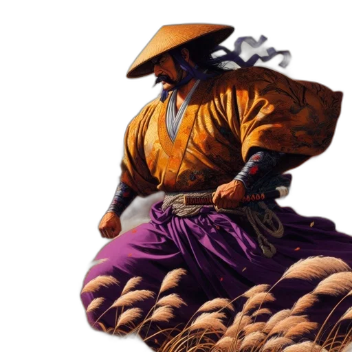weapon, sword, hat, jacket transparent PNG cut-out