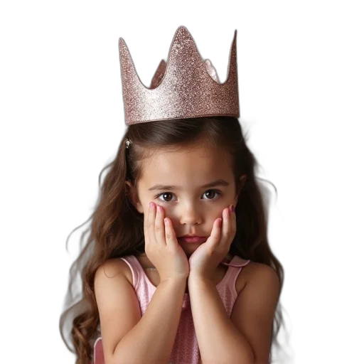 crown, hat, jewelry, face transparent PNG cut-out
