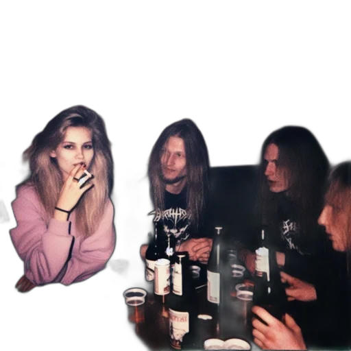 hair, bottle, vaporwave, pixel art transparent PNG cut-out