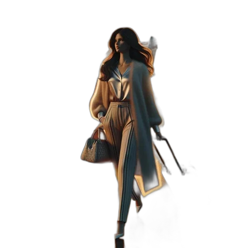 dress, staff, jacket, sword transparent PNG cut-out