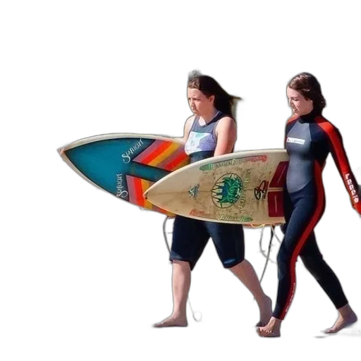 3d render, concept art, two, women transparent PNG cut-out