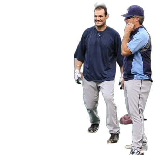 staff, three, baseball, players transparent PNG cut-out