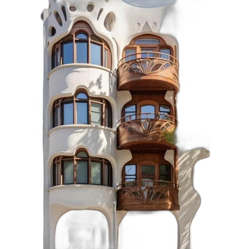 building, furniture, 3d render, concept art transparent PNG cut-out