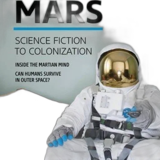 magazine, cover, titled, mars transparent PNG cut-out
