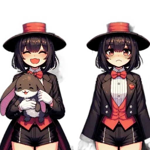 hat, staff, mask, animal transparent PNG cut-out