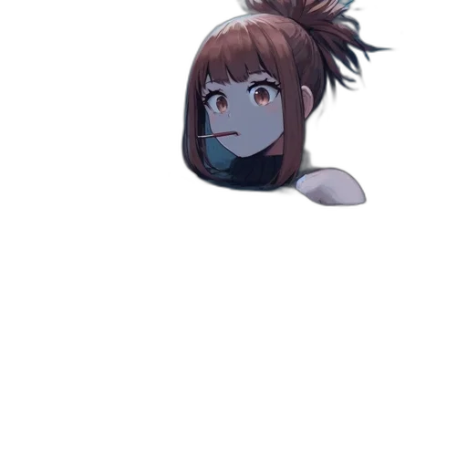 creature, hair, mask, face transparent PNG cut-out