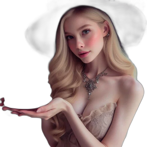 jewelry, crown, dress, staff transparent PNG cut-out