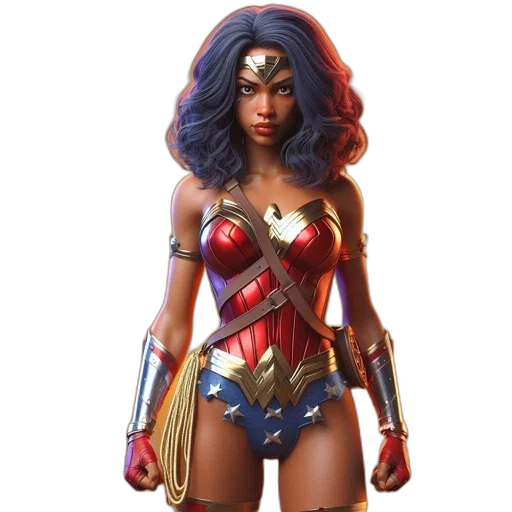 concept art, comic book art, 3d render, fantasy art transparent PNG cut-out