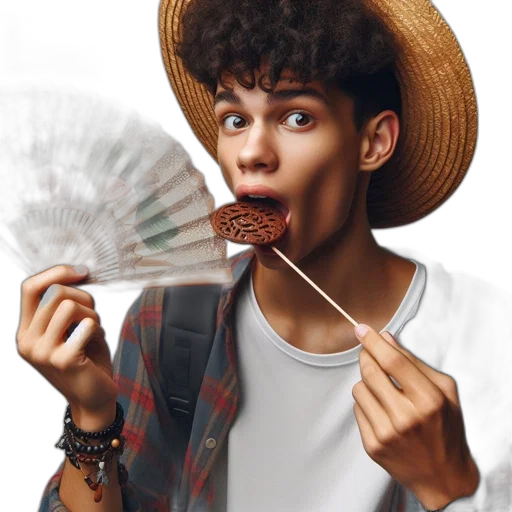 hat, food, face, animal transparent PNG cut-out