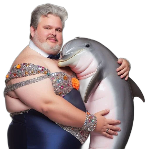 animal, creature, dress, vaporwave transparent PNG cut-out