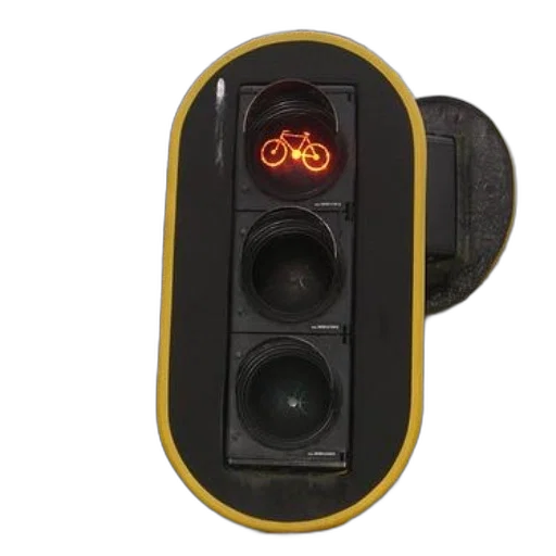 bicycle, traffic, light, red transparent PNG cut-out