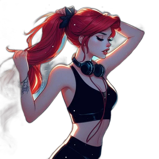 dress, concept art, comic book art, fantasy art transparent PNG cut-out