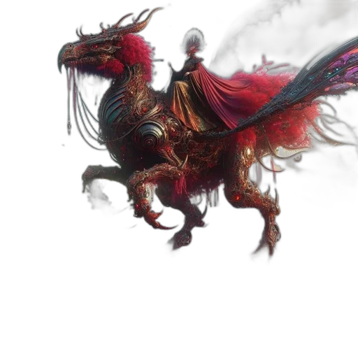 dragon, creature, animal, sword transparent PNG cut-out
