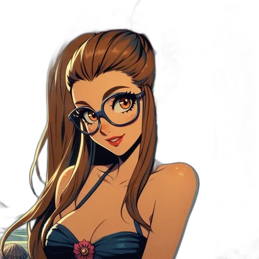 dress, staff, jewelry, face transparent PNG cut-out
