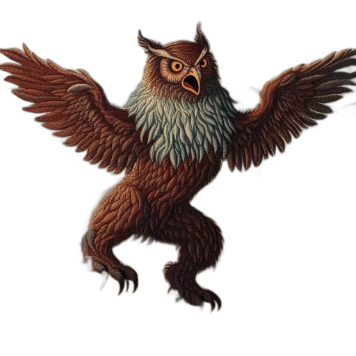 dragon, creature, animal, staff transparent PNG cut-out