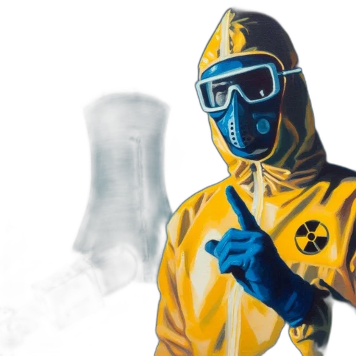 jacket, bottle, mask, concept art transparent PNG cut-out