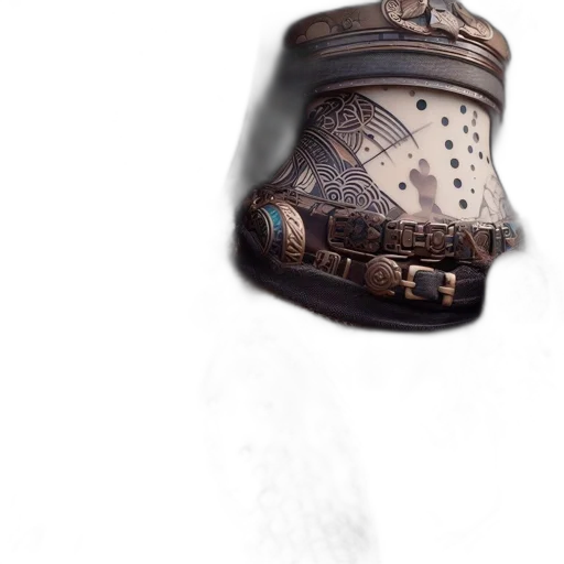 weapon, shoes, mask, crown transparent PNG cut-out