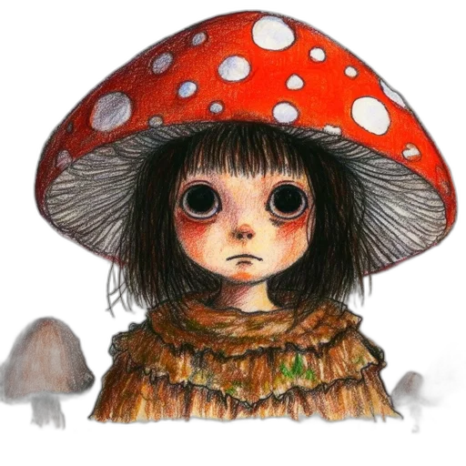 hat, creature, dress, umbrella transparent PNG cut-out