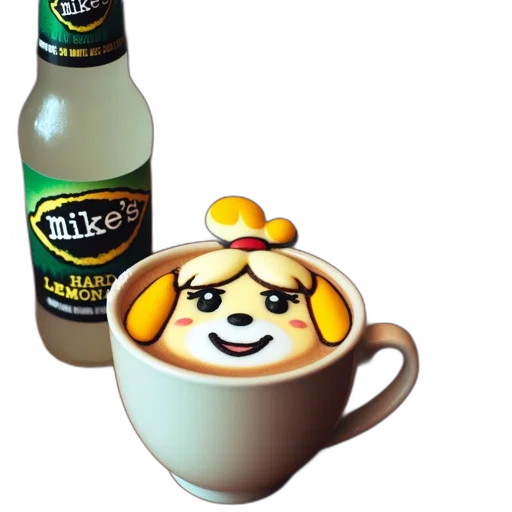 food, bottle, crown, 3d render transparent PNG cut-out