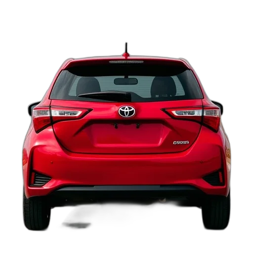 car, rear, end, red transparent PNG cut-out