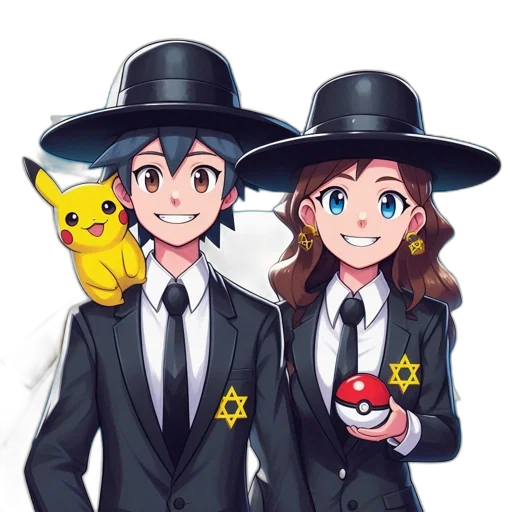 hat, staff, cartoon, pixel art transparent PNG cut-out