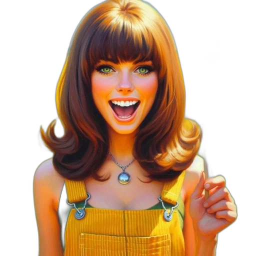 face, jewelry, dress, hair transparent PNG cut-out