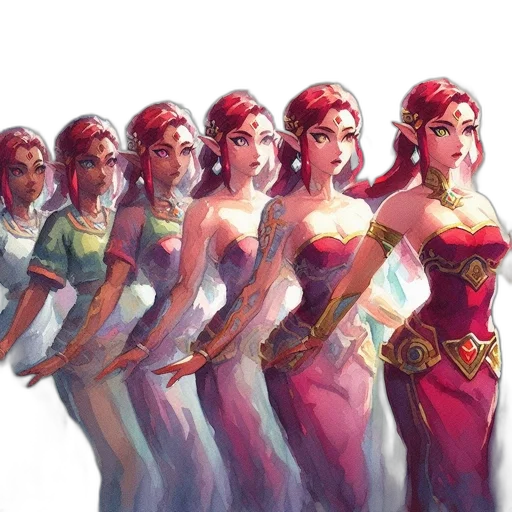 dress, crown, jewelry, concept art transparent PNG cut-out