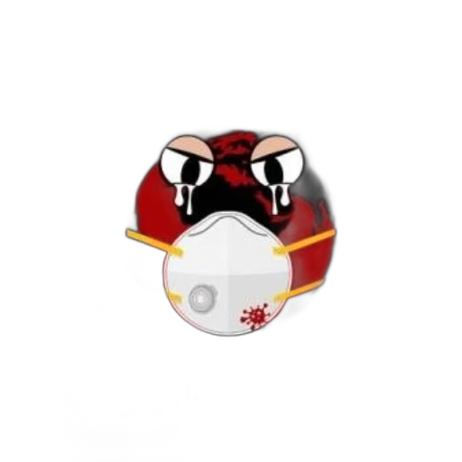 mask, robot, 3d render, concept art transparent PNG cut-out