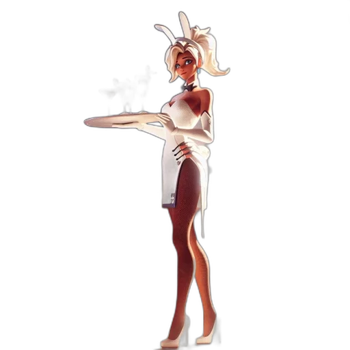 dress, staff, mask, concept art transparent PNG cut-out