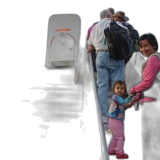 photorealistic, concept art, family, boards transparent PNG cut-out