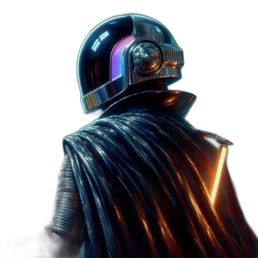 robot, jacket, mask, concept art transparent PNG cut-out