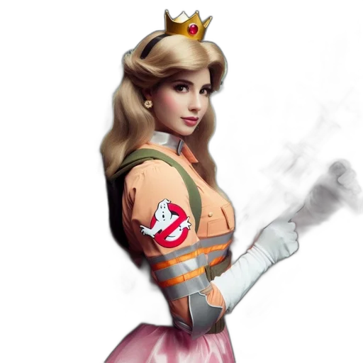 crown, dress, staff, concept art transparent PNG cut-out
