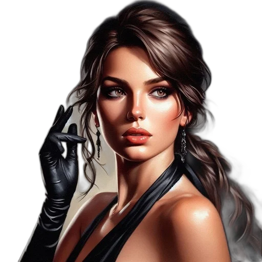 face, jewelry, mask, dress transparent PNG cut-out