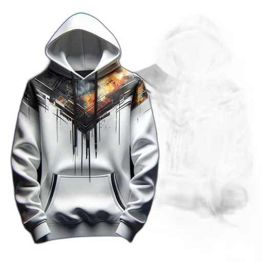 jacket, 3d render, concept art, cyberpunk transparent PNG cut-out