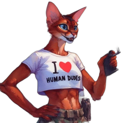 robot, jacket, animal, staff transparent PNG cut-out