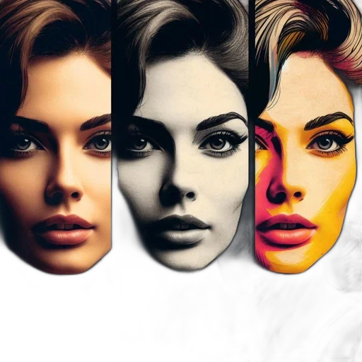 face, photorealistic, comic book art, fantasy art transparent PNG cut-out