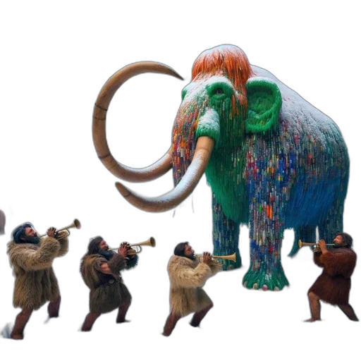 animal, concept art, 3d render, photorealistic transparent PNG cut-out