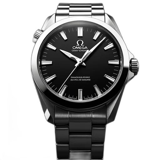 jewelry, photorealistic, monochrome, omega transparent PNG cut-out