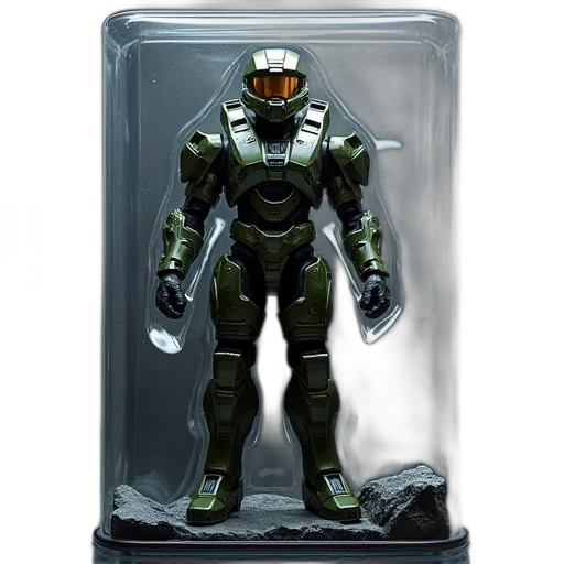 robot, concept art, 3d render, outer space transparent PNG cut-out