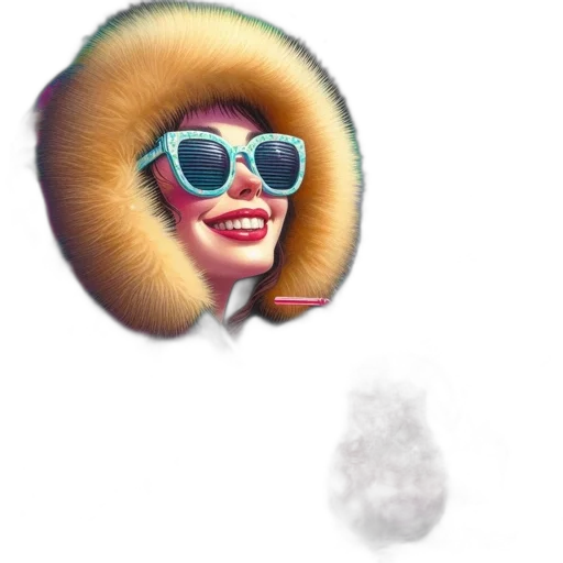 hair, hat, face, mask transparent PNG cut-out