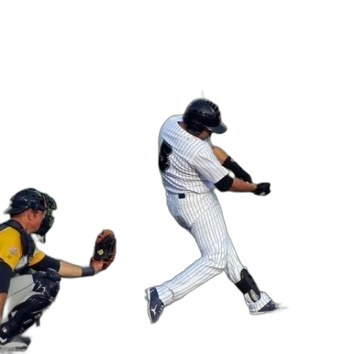 baseball, player, swings, ball transparent PNG cut-out