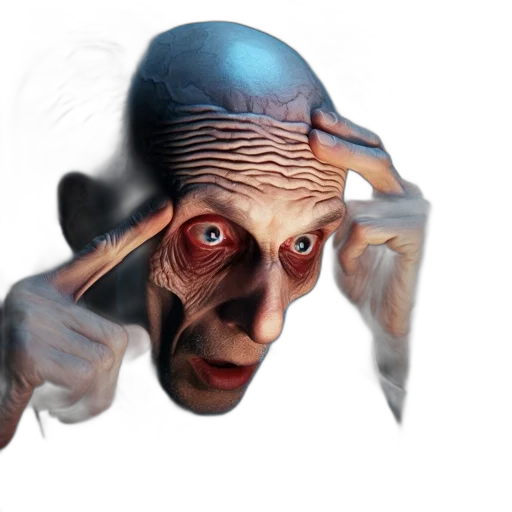 mask, face, creature, staff transparent PNG cut-out