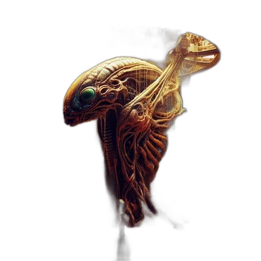 creature, animal, mask, jewelry transparent PNG cut-out