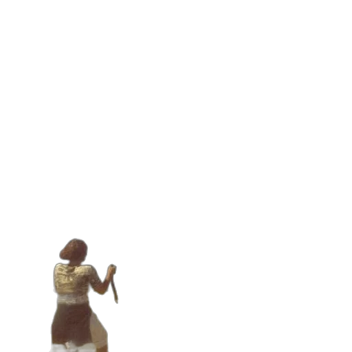 dress, staff, robot, creature transparent PNG cut-out