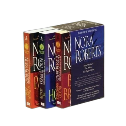 collection, nora, roberts, novels transparent PNG cut-out