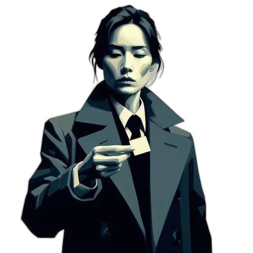 jacket, staff, face, umbrella transparent PNG cut-out