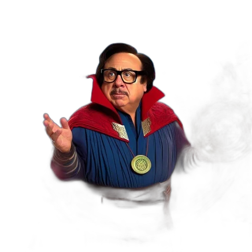 jacket, mask, staff, face transparent PNG cut-out