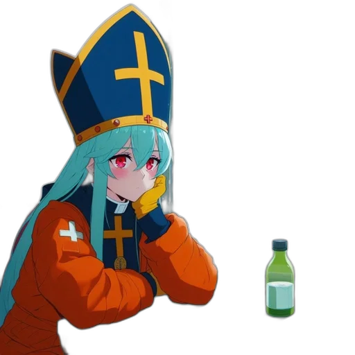 bottle, sword, weapon, crown transparent PNG cut-out